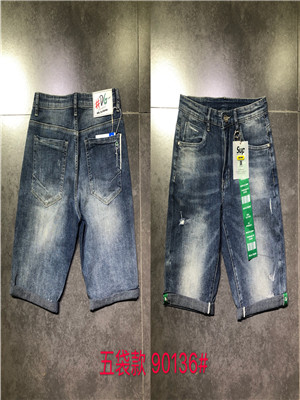 W115990136 男牛仔中裤HH(系)