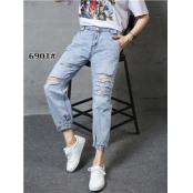 W31586901-1女牛仔七分裤HH