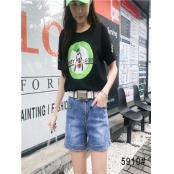 W35485910B女牛仔四分裤HD