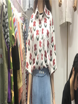 W37801625C女短袖衬衫MD(系)