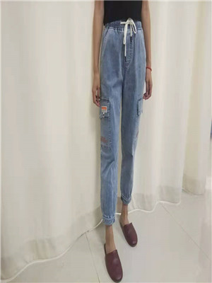 W3560102B女牛仔九分裤MD