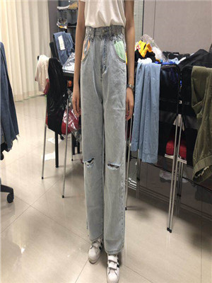 W380515003C女牛仔长裤MD