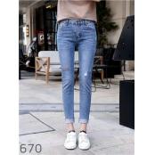 W6753670女牛仔长裤MD