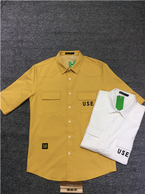 W1382907 男中袖衬衫MD