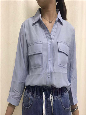 W33939058女中袖衬衫MD