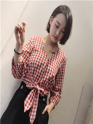 W38158107女长袖衬衫HD