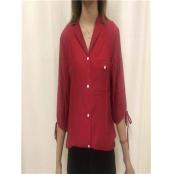 W31696602B女中袖衬衫MD