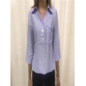 W38149040女中袖衬衫MD