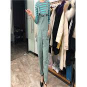 W907803C女牛仔背带长裤MD