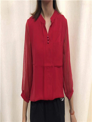 W3258928女中袖衬衫HD