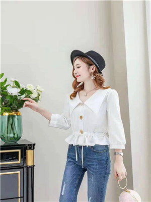 W38158116女中袖衬衫HD