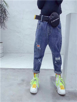 W1184655男女中童牛仔长裤MD