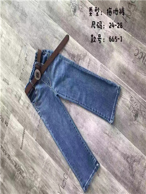 W1184665女大童牛仔长裤HH