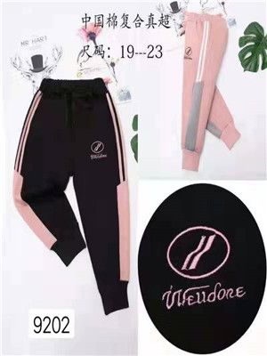 W68529202女中童休闲长裤(阳光绒)MD