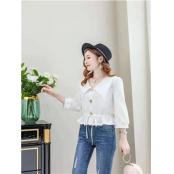 W38158116女中袖衬衫HD