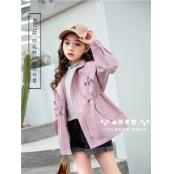 W64268007女大童风衣外套MD