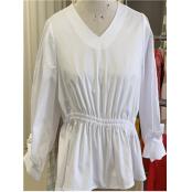 W34606702女中袖衬衫MD