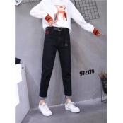 W1507217女牛仔长裤(抓毛)MD