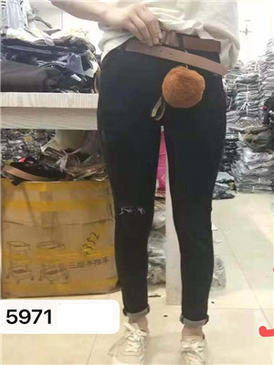 W63105971女牛仔长裤(抓毛)HH