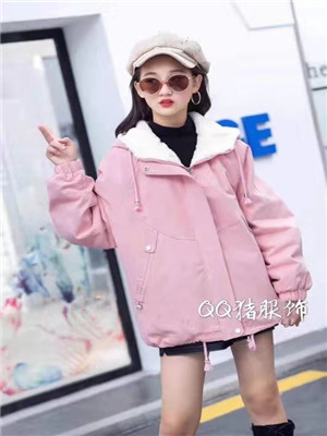 W641781948女中童加厚外套MD