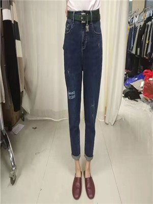 W6045373-1女牛仔长裤(抓毛)MD