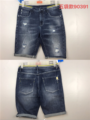 W115990391 男牛仔中裤HH