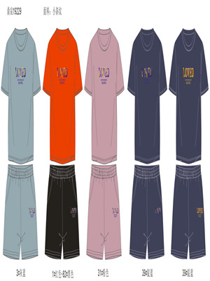 W35346817女短袖运动套装MD