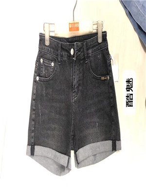 W150796女牛仔三分裤MD