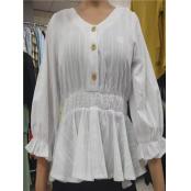 W38336802女中袖衬衫MD