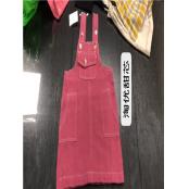 W64058807女中童休闲背带三分裤MD