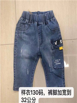 W68742005男中童牛仔五分裤MD