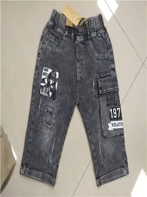 W68748079男大童牛仔五分裤MD