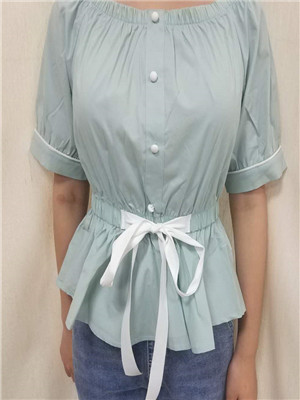 W6343022 C女短袖衬衫MD