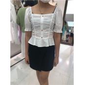 W091020021 C女短袖衬衫MD(系)