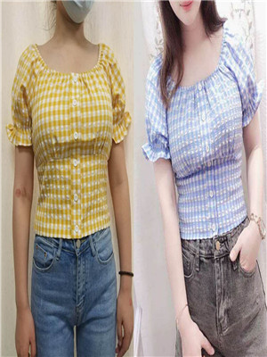 W33532200女短袖衬衫HD(系)