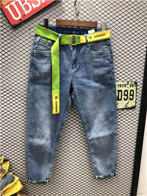 W05002037男牛仔九分裤HH