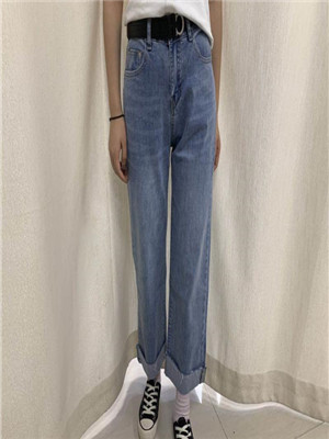 W39498353 C女牛仔九分裤MD