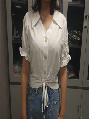 W395120113 C女短袖衬衫MD