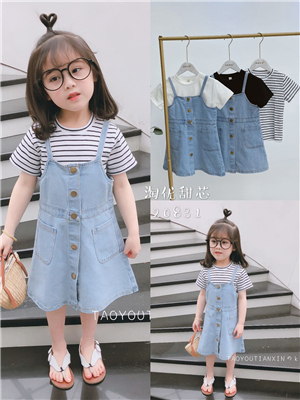 W640520831女中童夏季吊带裙MD