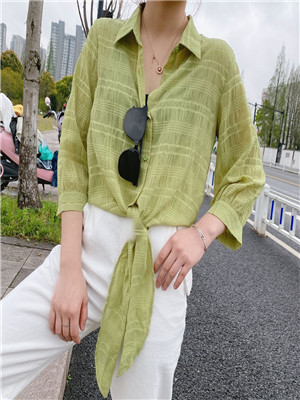 W63431996C女中袖防晒衬衫HH