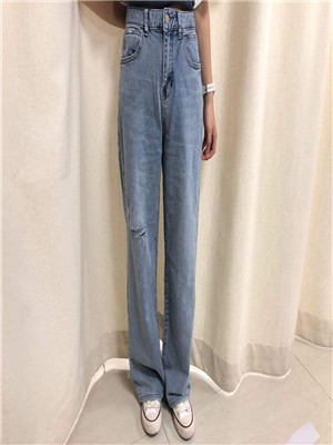 W394889168C女牛仔长裤MD