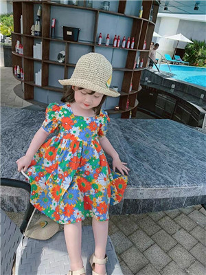 W35659036 女中童夏季连衣裙MD