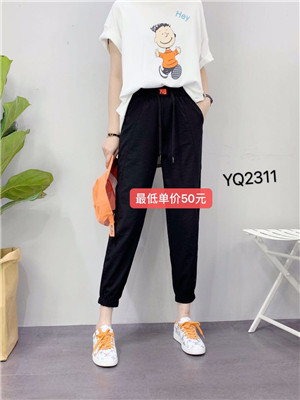 W36912311女休闲九分裤MD
