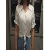 W395120113 C女短袖衬衫MD