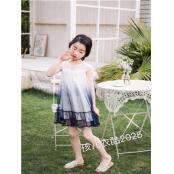 W64162025女中童夏季连衣裙MD