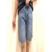 W39481303C女牛仔五分裤MD