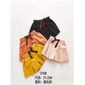 W6874D16女中童休闲三分裤MD