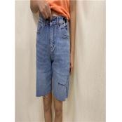 W39498509女牛仔五分裤MD