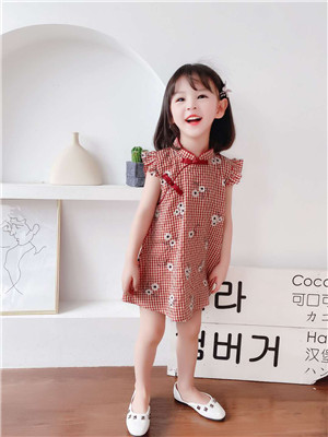 W6578879女中童夏季旗袍连衣裙MD