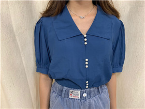W99999830外购女短袖衬衫